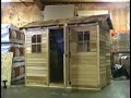 Wooden Shed Garden Cedarshed Cabana Assembly Wooden Shed Garden Cedarshed Cabana Assembly
