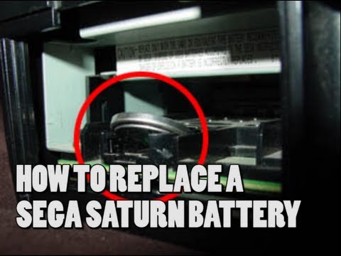 HOW TO REPLACE A SEGA SATURN BATTERY