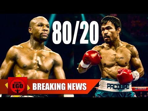 MANNY PACQUIAO SAYS FLOYD MAYWEATHER FIGHT HAS 80/20 CHANCE OF HAPPENING; NOW OR NEVER