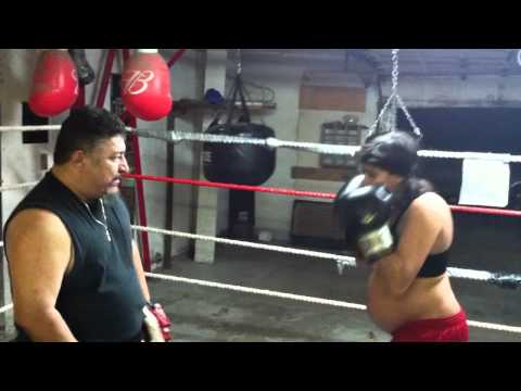 woman boxer