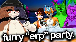 we infiltrated a furry s*x party in vr chat