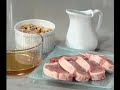 Cerdo asado con agridulce de miel y frutos secos