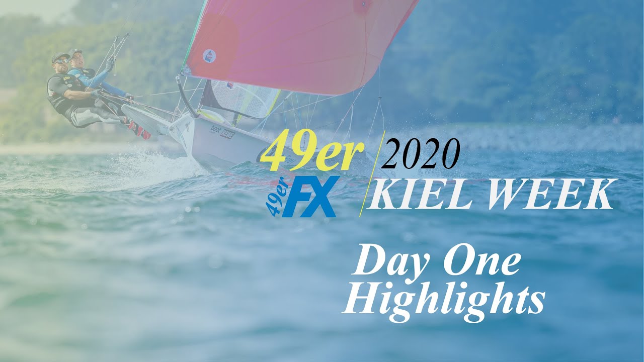 2020 Kiel Week - Day One Higlights - 49er Sailing