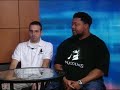 Gilbert Brown visits the Morning Show