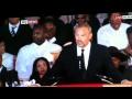 WHITNEY HOUSTON FUNERAL KEVIN COSTNER GIVES EULOGY ABOUT WHITNEY AT FUNERAL 18TH FEB 2012