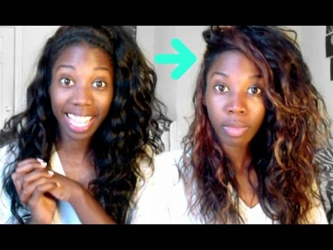 how to dye remy hair