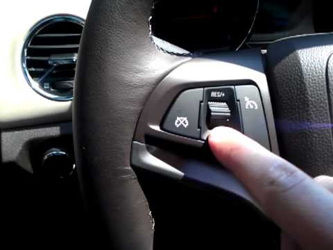 how to set cruise control on chevy cruze