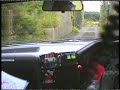 Kex Walker in car on the Duke Stages 2008 Stage 3
