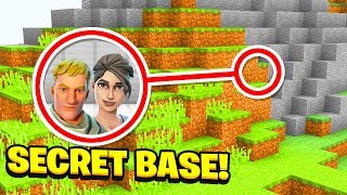 Minecraft: We Found Fortnite's SECRET BASE! (Ps3/Xbox360/PS4/XboxOne/PE/MCPE)