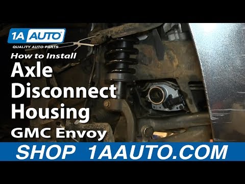 How To Install Replace Front Axle Disconnect Housing 2002-09 GMC Envoy Chevy Trailblazer