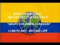 marcha colombiana en second life