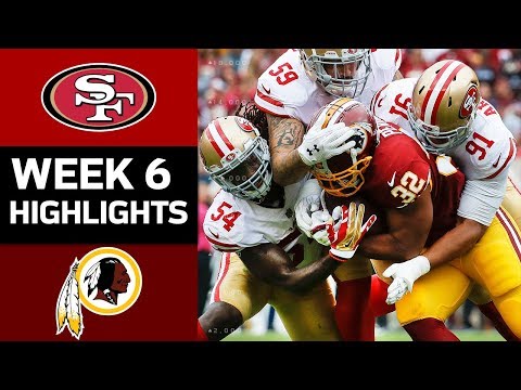 Video: 49ers vs. Redskins | NFL Week 6 Game Highlights