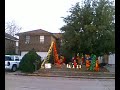 Computer Controlled Chrismtas Lights in the Daytime