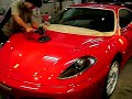 フェラーリF430　ペルマガードコーティング中