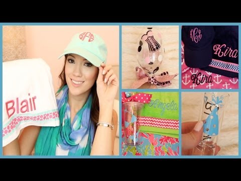 Beach Bags & Wine Glasses & Monograms OH MY! What's New at Glitzy Glam!