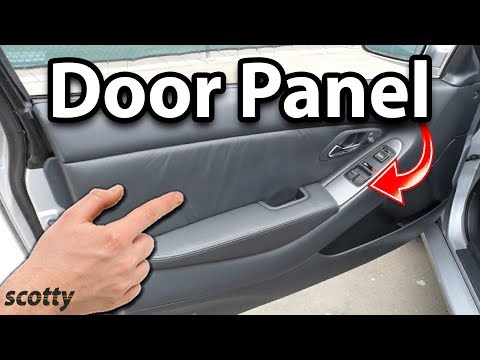 how to remove vectra b door panel