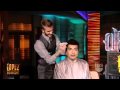 Lopez Tonight - David Beckham Interview [George Lopez Hair Cut] Part 3 of 3