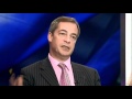 UKIP Nigel Farage vs Conservative Matthew Hancock MP - Channel 4 News Dec 11