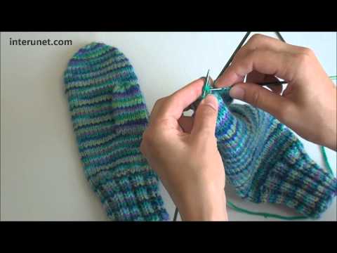 how to knit easy mittens