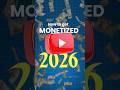 HOW TO GET MONETIZED ON YOUTUBE IN 2026 (STEP BY STEP)