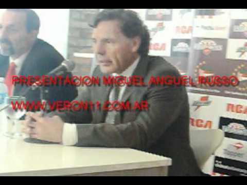 Presentaci&oacute;n de Miguel &Aacute;ngel Russo como entrenador de Estudiantes