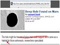Huge Hole in Mars Redux