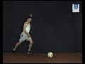 Football free kick - Slow motion video Football free kick - Slow motion video