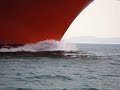 Finnlines Transeuropa vor Travemünde im Winter