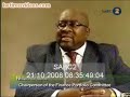 South African Politician Chair Breaks During Interview