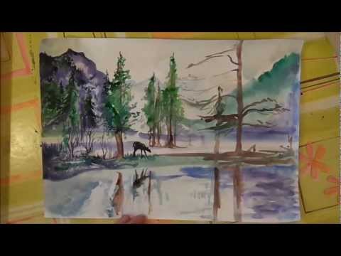 Как нарисовать открытку подруге видео Как нарисовать? Как нарисовать море - Рисуем Достопримечательности