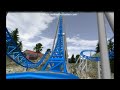No Limits Simulation von der neuen Achterbahn im Europapark