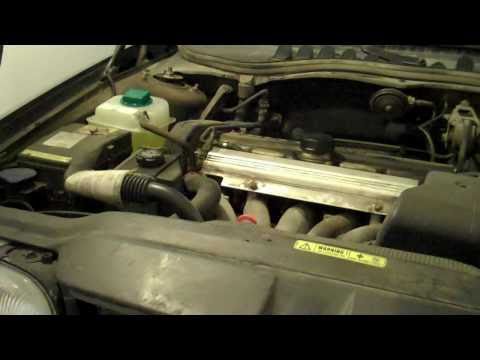 Thermostat repair and coolant flush on a Volvo 850 Part 2