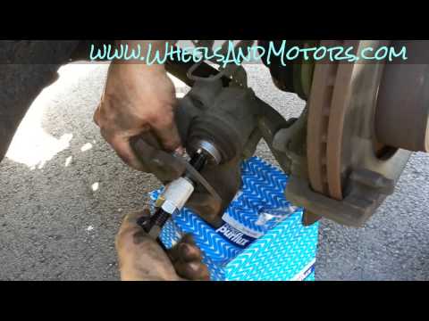 How to change front brake pads and discs (rotors) for Audi A6 (C6)