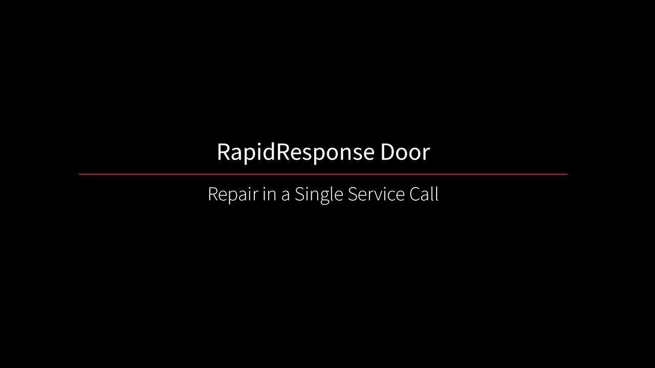 Cookson's RapidResponse Door