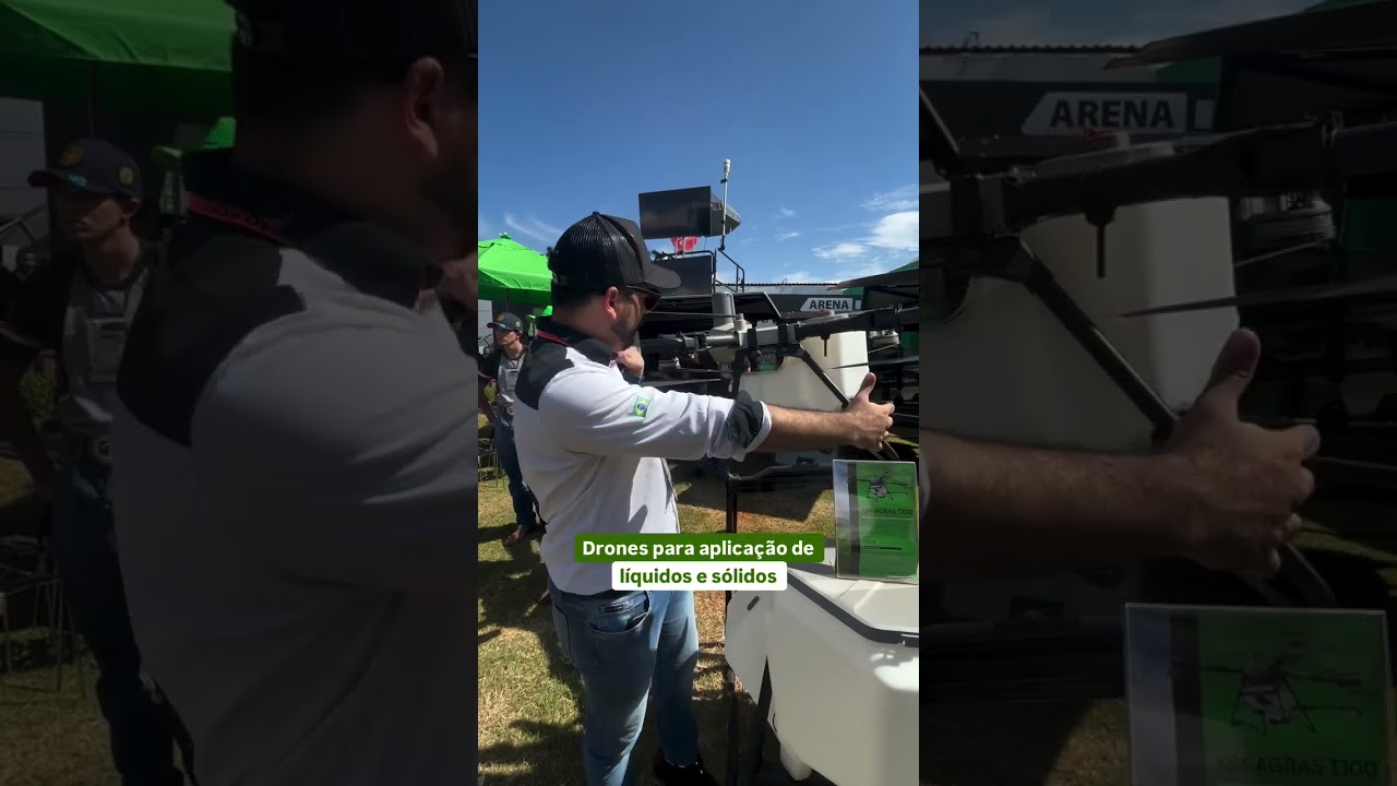 Esse drone agrícola carrega até 100 litros! 🚁 #DroneAgrícola #Agro #Shorts