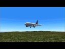fs2004 landing (Philippine Airline) boieng 737-500