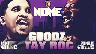 TAY ROC VS GOODZ SMACK/ URL RAP BATTLE  URLTV