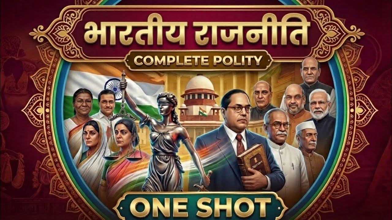 Complete Indian Polity One Shot | भारतीय संविधान पूरी जानकारी | Indian Constitution Full Course