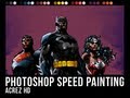 Photoshop Speed Painting - Comic Book Art - AcrezHD