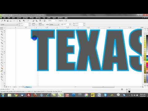 Corel draw x5 tutorial: Working with outlines