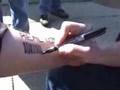 NH capitol police confront Real ID protesters