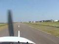 Landing at Mustang Beach airport