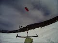 Snow Kiting Southwest Colorado POV - 02-09