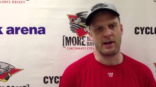 Cyclones Morning Skate Report - April 19, 2013