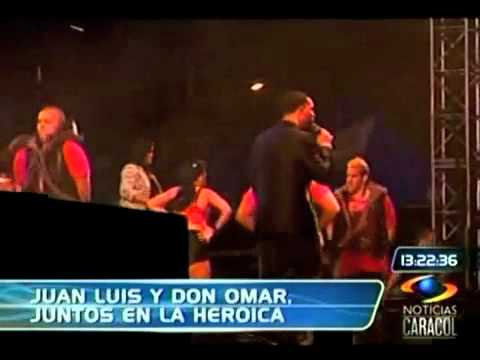 Don Omar brill&oacute; junto a Juan Luis Guerra en Cartagena -