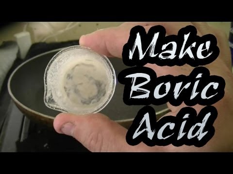 how to dissolve boric acid