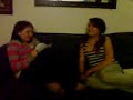 Katrin interviewing Lisa