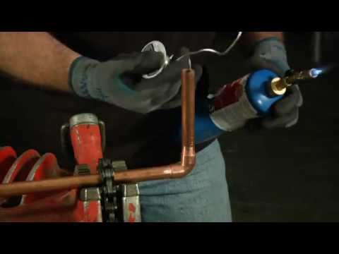 how to attach copper pipe