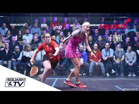 Squash: Dunlop British Nationals 2018 - Evans v Waters - Women's Final Roundup