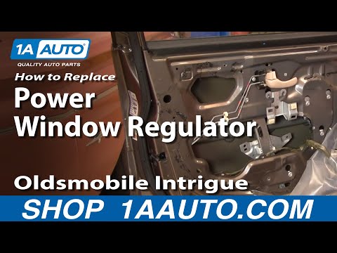 How To Install Repair Replace Broken Power Window Regulator Olds Intrigue 98-02 1AAuto.com